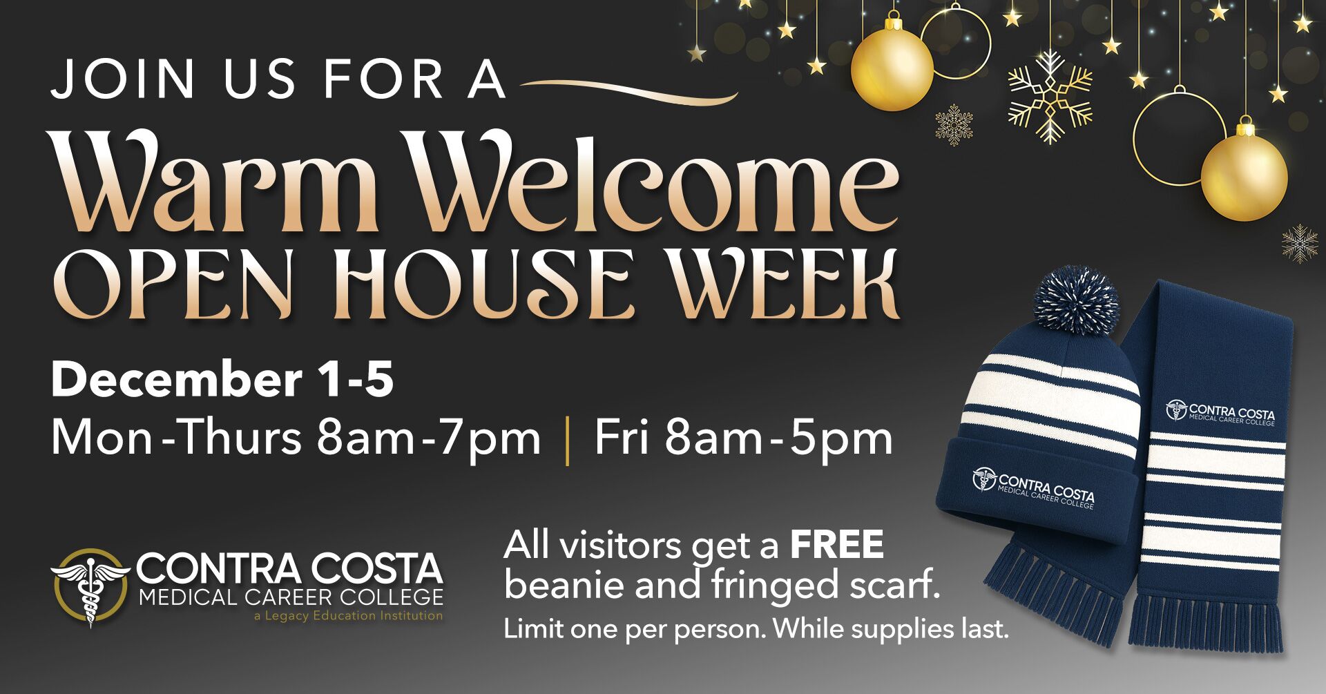 CCMCC Warm Welcome Open House Week
